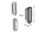 Contropiastra F45 Fori 45° per Serratura B-Smart e B-Forty Varie Finiture | Bonaiti - immagine 3
